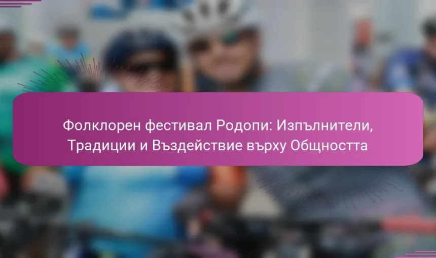 Фолклорен фестивал Родопи: Изпълнители, Традиции и Въздействие върху Общността