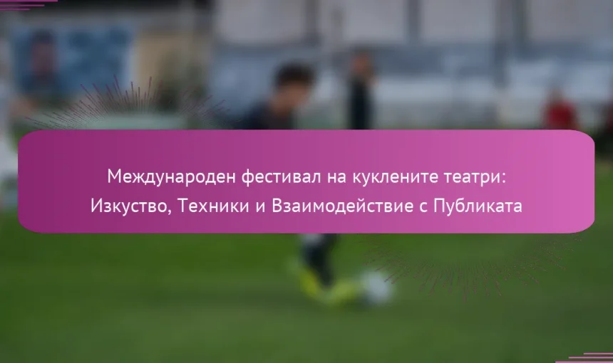 Международен фестивал на куклените театри: Изкуство, Техники и Взаимодействие с Публиката