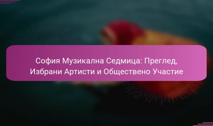 София Музикална Седмица: Преглед, Избрани Артисти и Обществено Участие